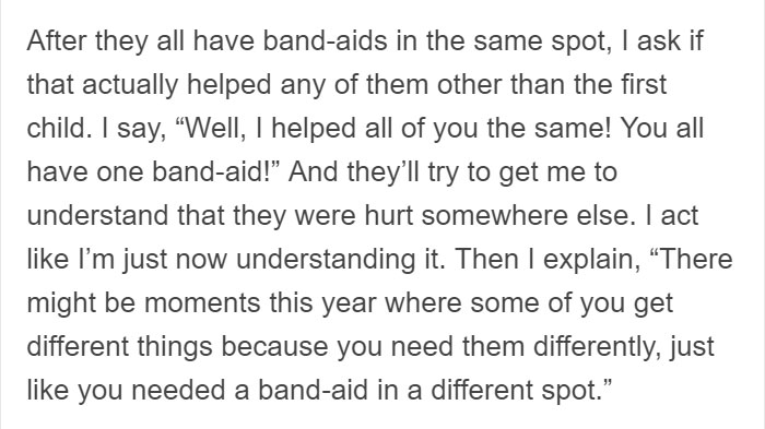 Teacher Uses Band-Aids To Explain Difference Between Equality Vs Equity, 8-Year-Olds Understand It Better Than Adults Teacher Uses Band-Aids To Explain Difference Between Equality Vs Equity, 8-Year-Olds Understand It Better Than Adults