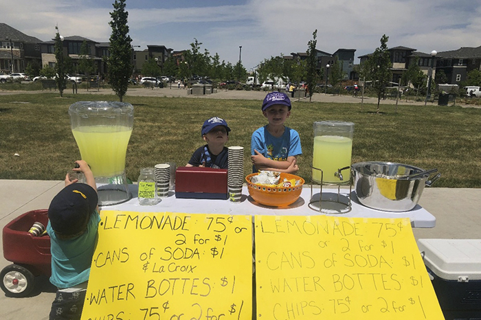 father son selling snow cones business Emmett (13)