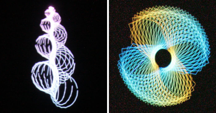 I Spent The Last Two Years Making A Light Painting Robot That Draws Natural Patterns