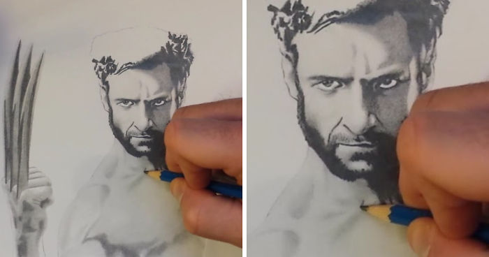 My Wolverine Timelapse Pencil Drawing