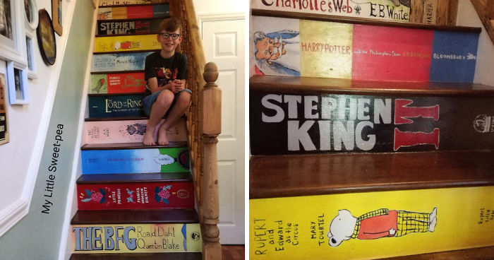 When My Staircase Became The Bookcase Of Our Dreams
