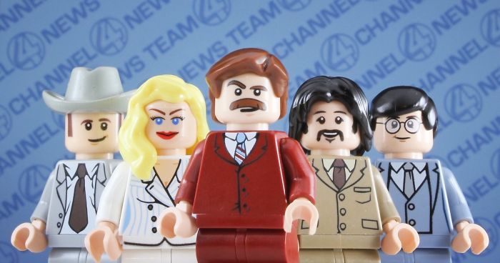 This Just In… Anchorman Scenes Recreated With Lego Minifigs