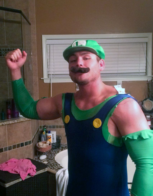 12-Year-Old Cousin Bet Me I Couldn't Fit Into His Halloween Costume. Challenge Accepted