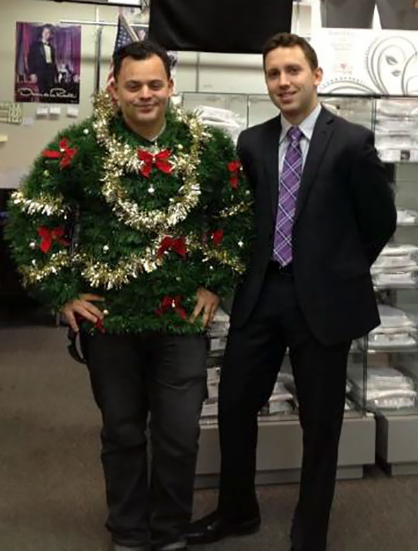 Lost A Bet, Have To Wear This Bad Boy From Christmas Eve To New Years Eve