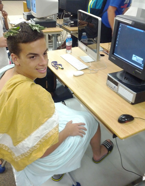 My Friend Had A Bet With My History Teacher. He Lost