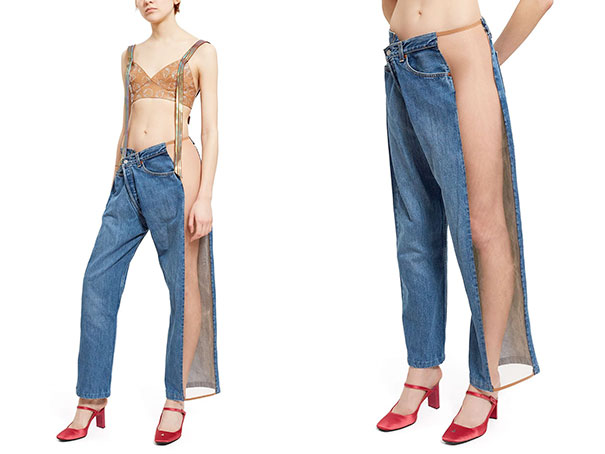 Jeans With Mesh — For Added Breathability