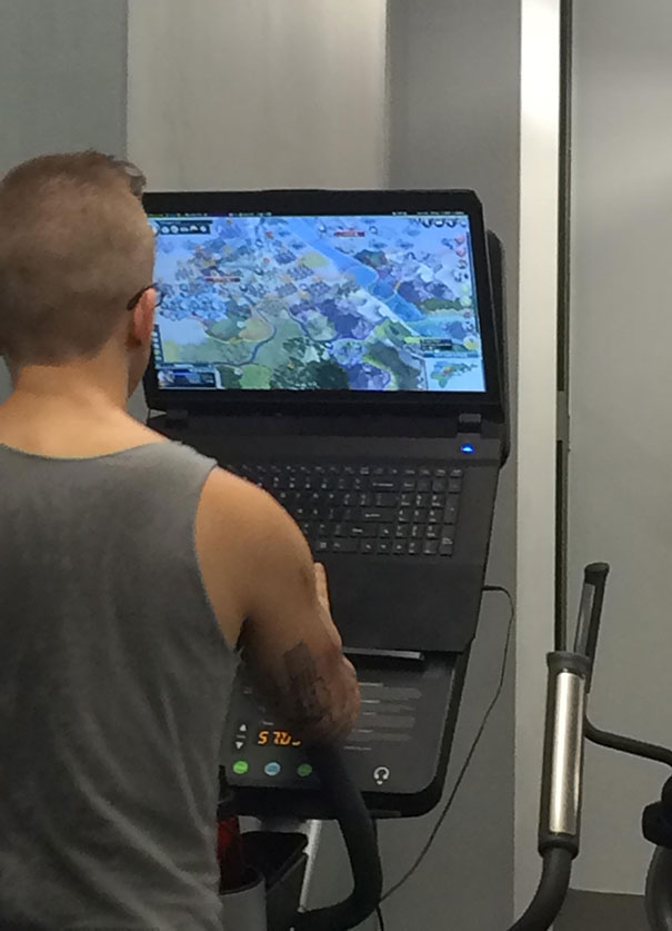 Saw A Brother At The Gym Tonight