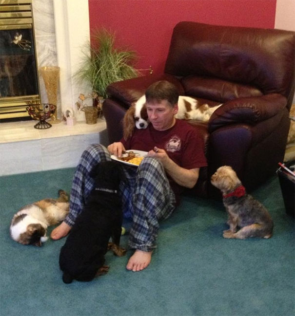 This Happens Every Time He Tries To Eat