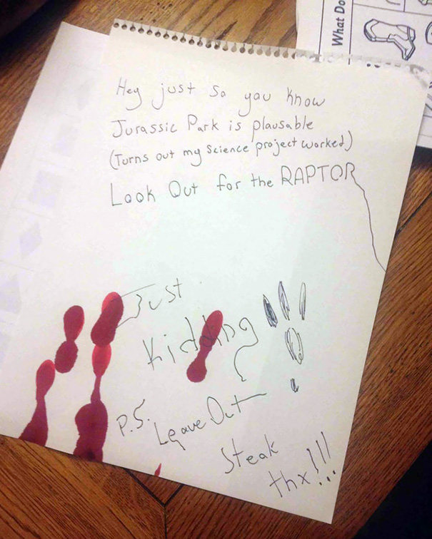 My Little Brother Leaves Notes For Me When I Have To Work Late, This Is By Far My Favorite