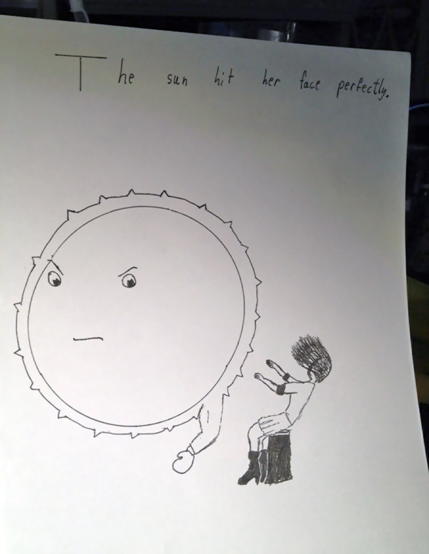 My 10-Year-Old Cousin Stopped Reading His Book Mid Page Giggling And Said He "Just Had To Do It"