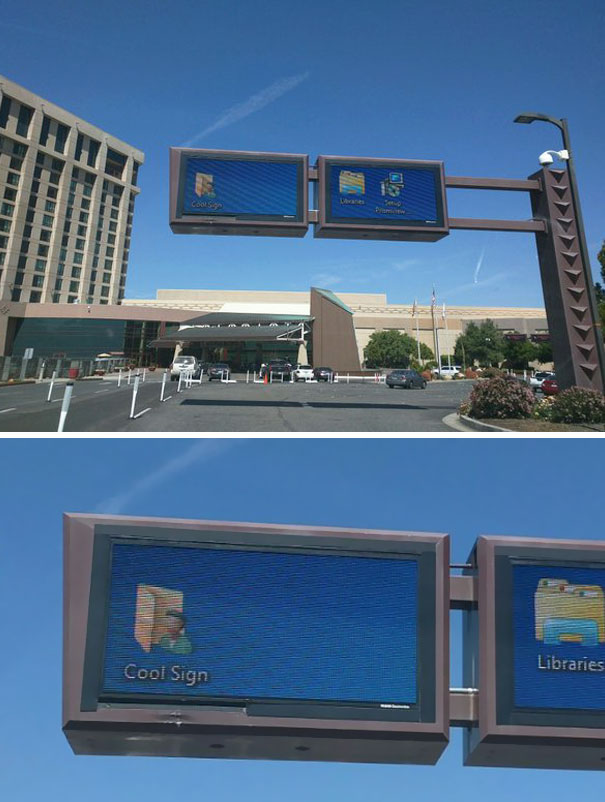 Oh No, Someone Forgot To Turn The Cool Sign On