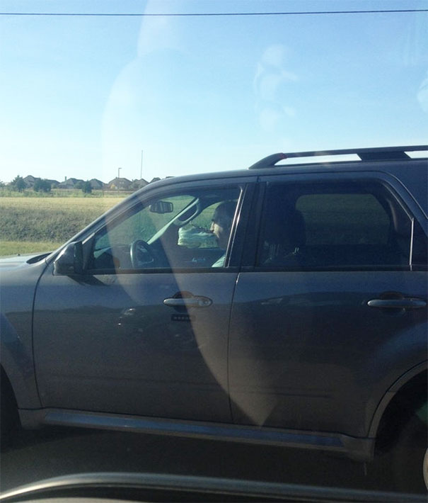 Saw This While Driving Today. An Interesting Snack Choice