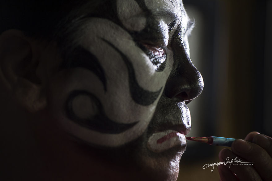 Hat Boi Face Paint Art