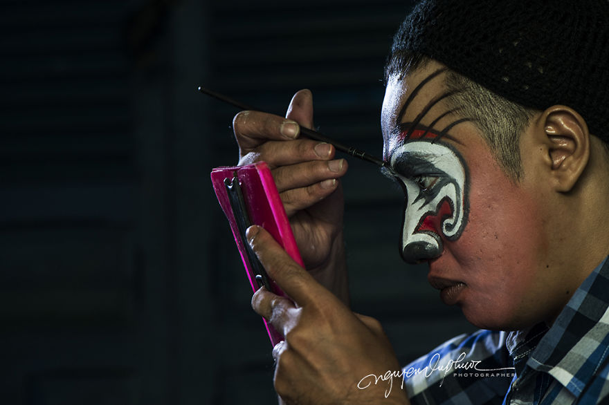 Hat Boi Face Paint Art