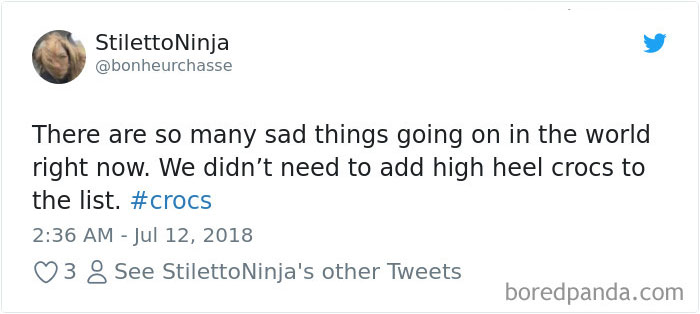 People Are Losing It Over High-heeled Crocs