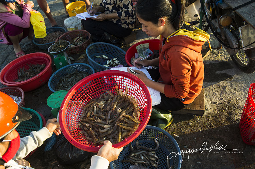 A Peaceful Fishing Village In Hue, Vietnam A Peaceful Fishing Village In Hue, Vietnam