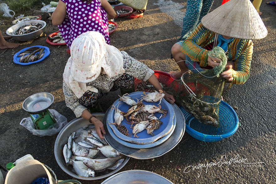 A Peaceful Fishing Village In Hue, Vietnam A Peaceful Fishing Village In Hue, Vietnam