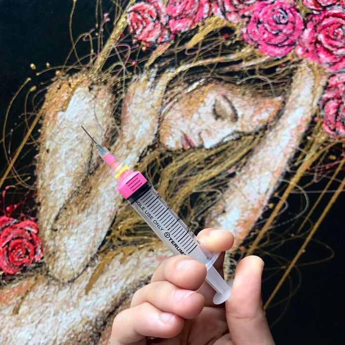 I’m A Nurse And I Use Syringes To Paint (Part 4)