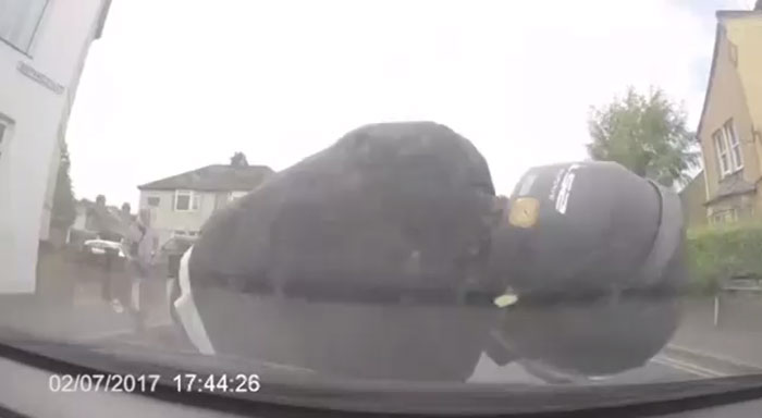 This Scammer Jumped In Front Of A Moving Car And Made The Biggest Mistake Ever This Scammer Jumped In Front Of A Moving Car And Made The Biggest Mistake Ever