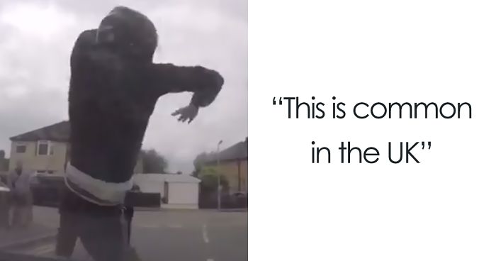 This Scammer Jumped In Front Of A Moving Car And Made The Biggest Mistake Ever