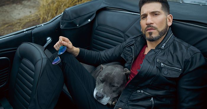 Heartwarming Photos Of ‘The Walking Dead’ Star With His 3 Rescue Pit Bulls Will Melt Your Heart