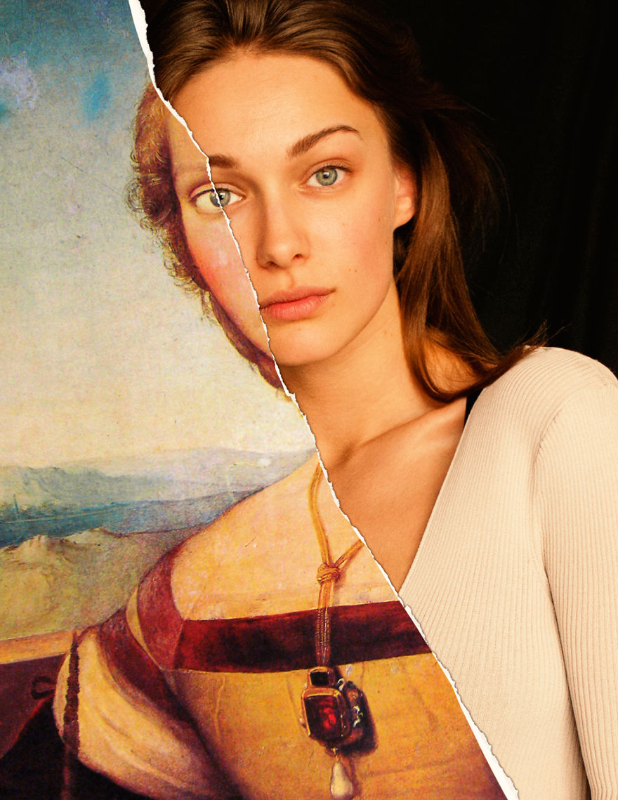 New Renaissance - We Mixed Famous Art Portrait With Photos New Renaissance - We Mixed Famous Art Portrait With Photos