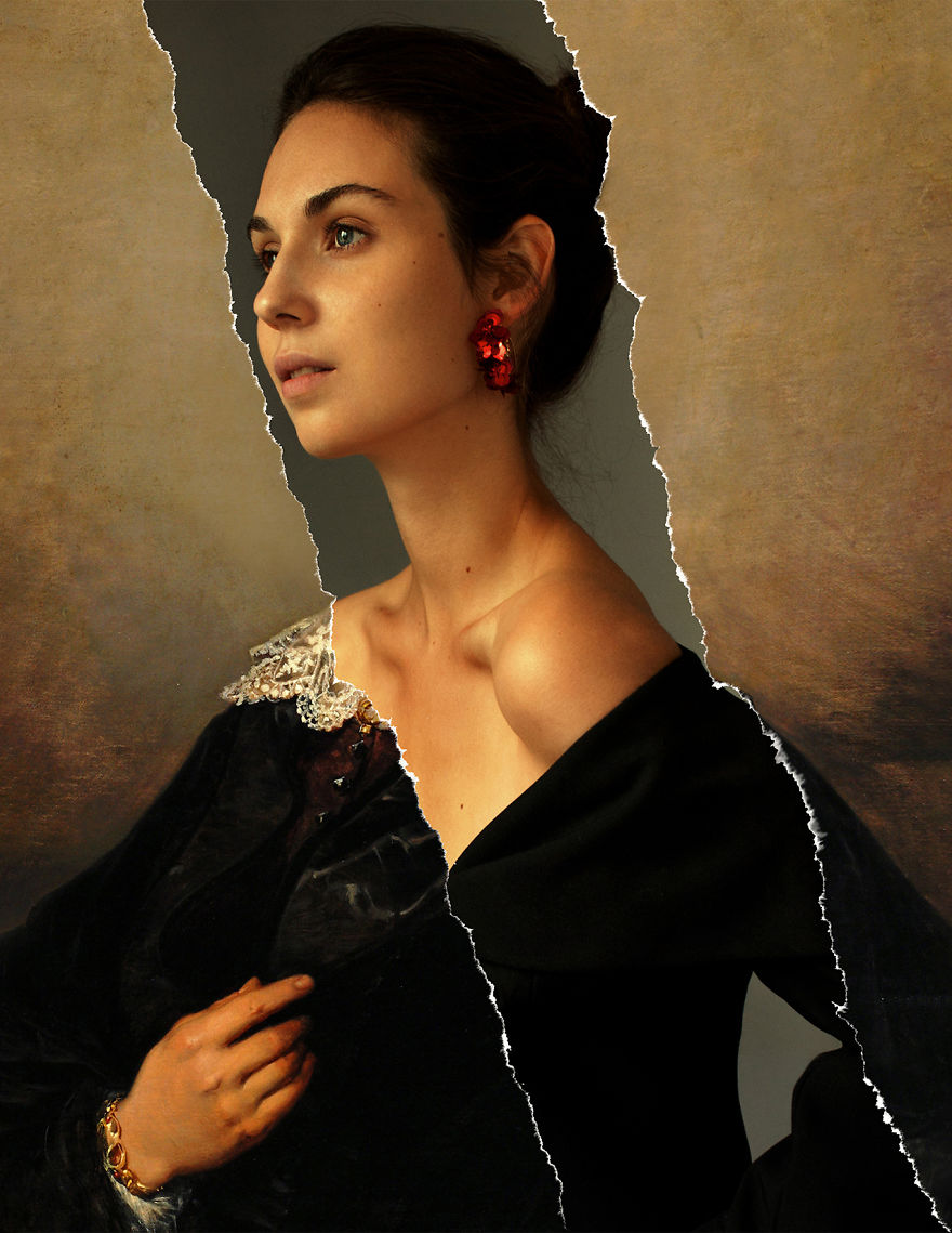 New Renaissance - We Mixed Famous Art Portrait With Photos