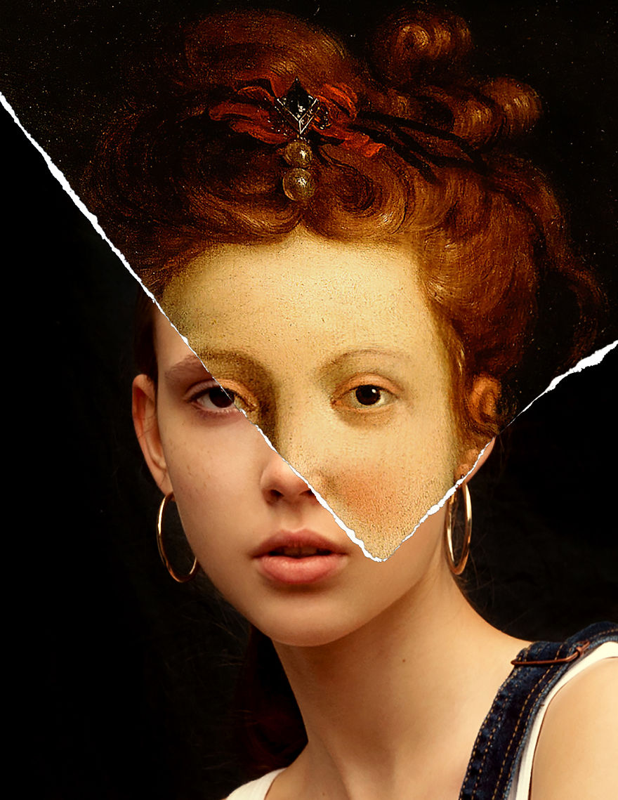 New Renaissance - We Mixed Famous Art Portrait With Photos