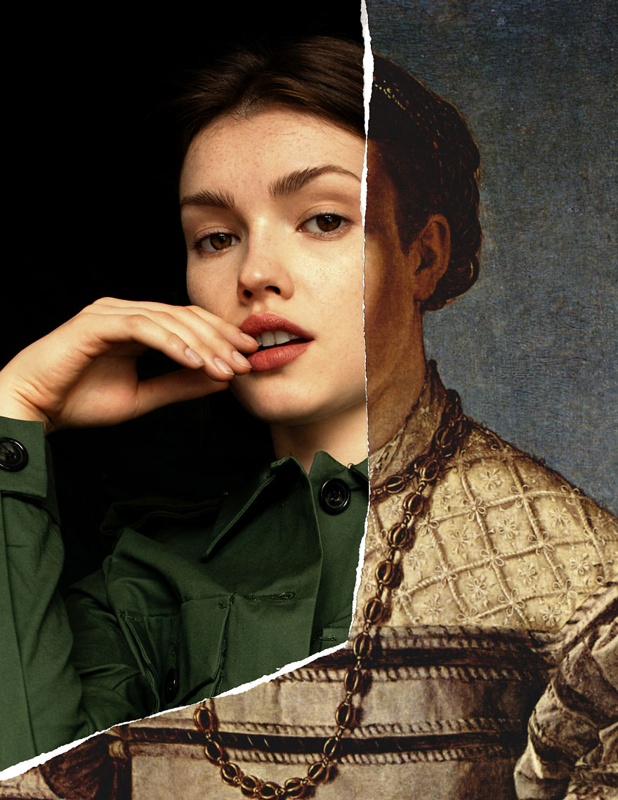 New Renaissance - We Mixed Famous Art Portrait With Photos New Renaissance - We Mixed Famous Art Portrait With Photos