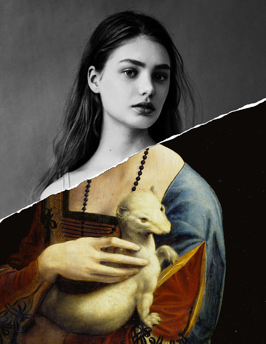 New Renaissance - We Mixed Famous Art Portrait With Photos