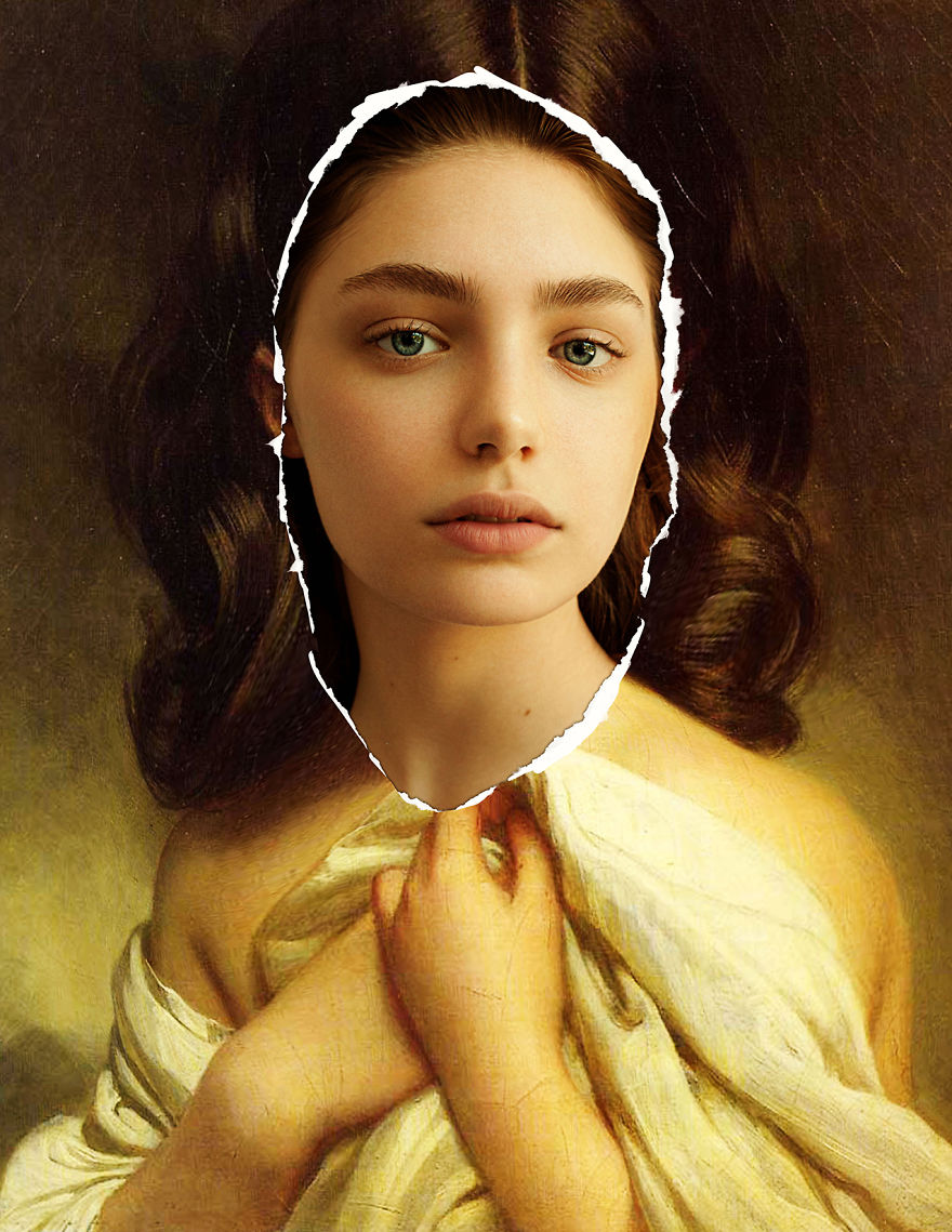New Renaissance - We Mixed Famous Art Portrait With Photos