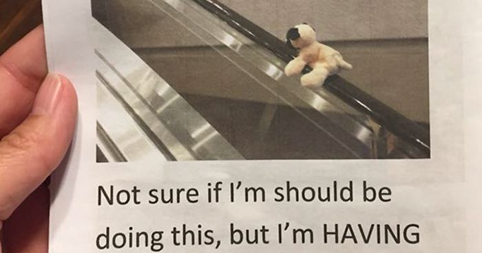 This Little Girl Lost Her Stuffed Toy At The Airport, And Got The Best Surprise From The The Airport Police