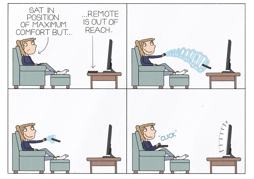 I Drew 6 Cartoons To Demonstrate How I Would Use Superpowers In Everyday Life