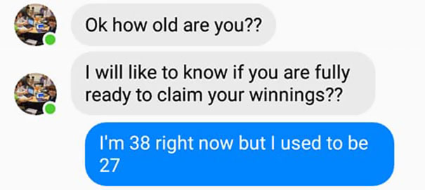 This Guy Received A Message Saying He'd Won $1.2M But Needs To Pay A Delivery Fee, So He Trolled The Scammer This Guy Received A Message Saying He'd Won $1.2M But Needs To Pay A Delivery Fee, So He Trolled The Scammer