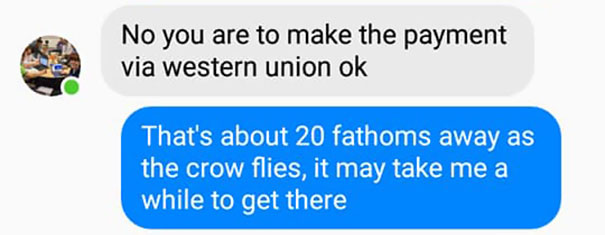 This Guy Received A Message Saying He'd Won $1.2M But Needs To Pay A Delivery Fee, So He Trolled The Scammer