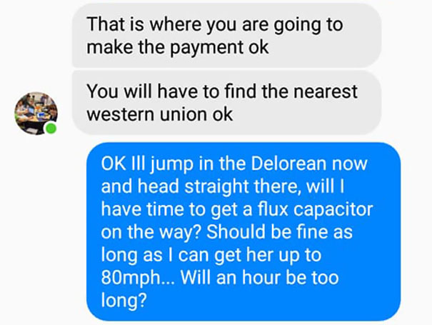 This Guy Received A Message Saying He'd Won $1.2M But Needs To Pay A Delivery Fee, So He Trolled The Scammer