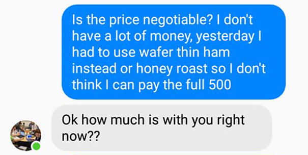 This Guy Received A Message Saying He'd Won $1.2M But Needs To Pay A Delivery Fee, So He Trolled The Scammer