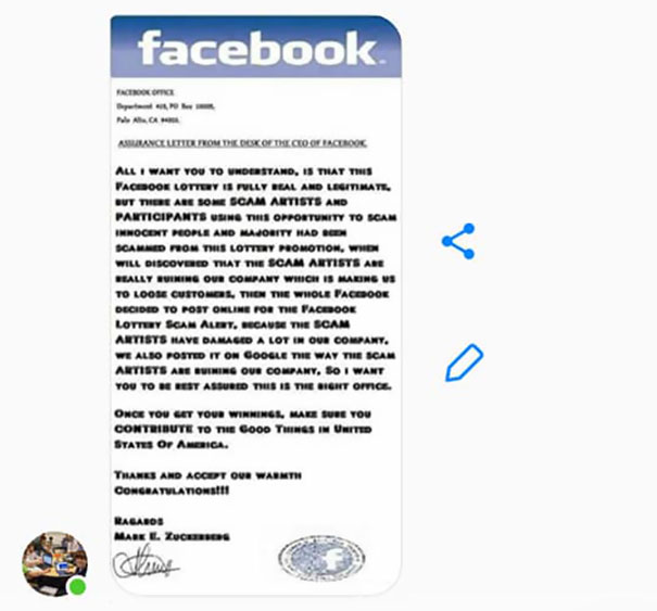 This Guy Received A Message Saying He'd Won $1.2M But Needs To Pay A Delivery Fee, So He Trolled The Scammer