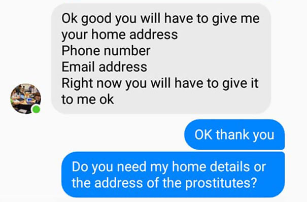 This Guy Received A Message Saying He'd Won $1.2M But Needs To Pay A Delivery Fee, So He Trolled The Scammer