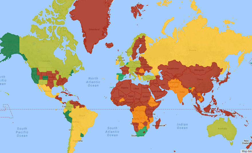 I Created A Map That Shows Where Cannabis Is Legal Or Illegal I Created A Map That Shows Where Cannabis Is Legal Or Illegal