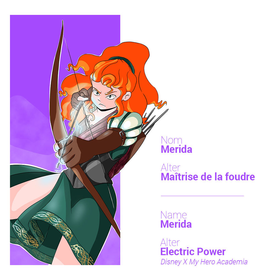 I Made 12 Disney Princesses With A Superpower, Inspired By My Hero Academia I Made 12 Disney Princesses With A Superpower, Inspired By My Hero Academia
