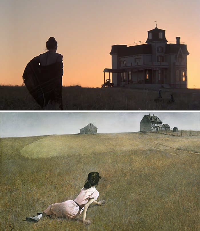 Movie: Days Of Heaven (1978) vs. Painting: Christina’s World (1948)