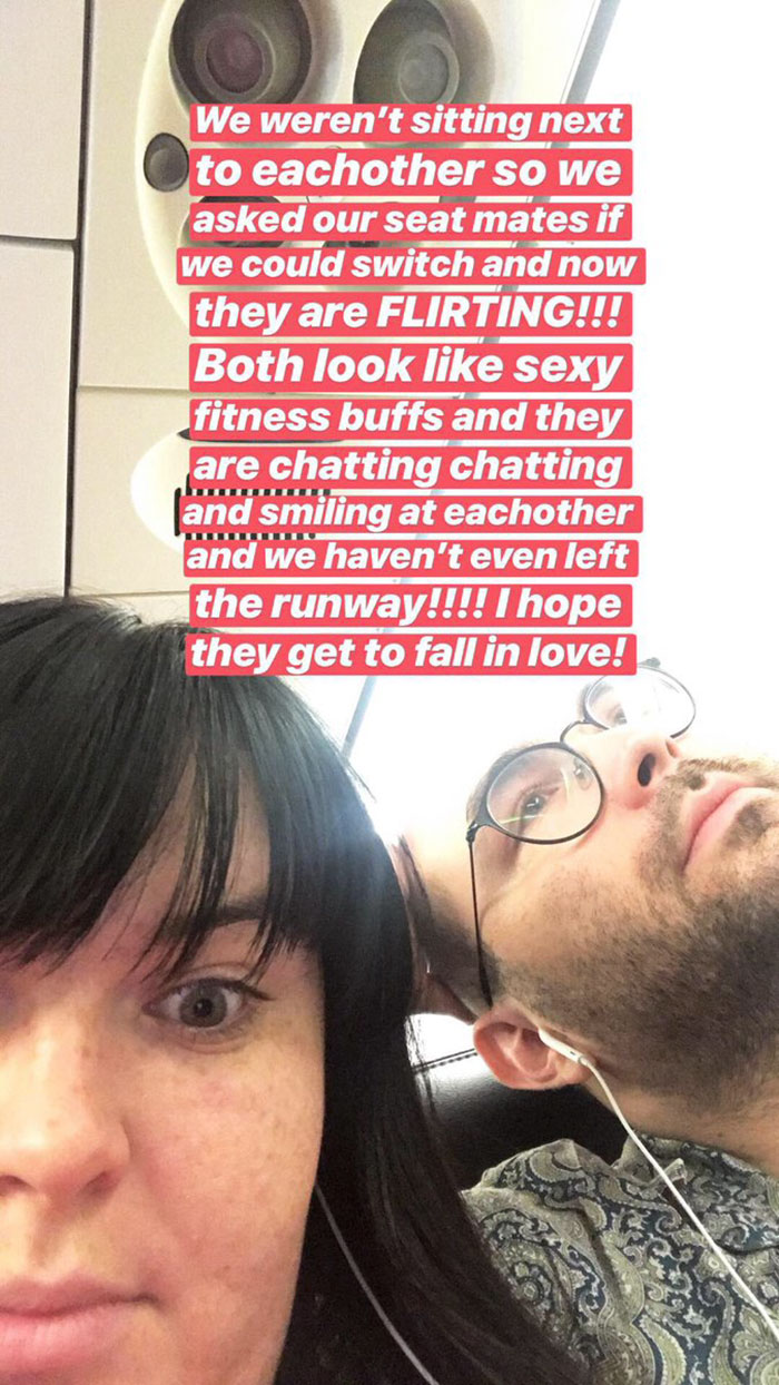 Woman Live-Tweets Two Complete Strangers Flirting On A Plane, Doesn't Expect It Would Escalate Like This Woman Live-Tweets Two Complete Strangers Flirting On A Plane, Doesn't Expect It Would Escalate Like This