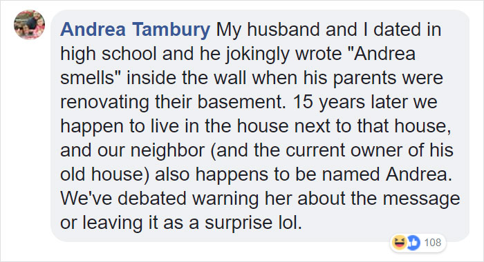 Internet Is Laughing Out Loud At 23-Year-Old Hidden Message This Couple Finds While Renovating Their House Internet Is Laughing Out Loud At 23-Year-Old Hidden Message This Couple Finds While Renovating Their House