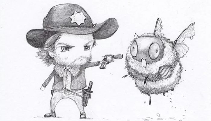 Walking Dead Zombees Rick