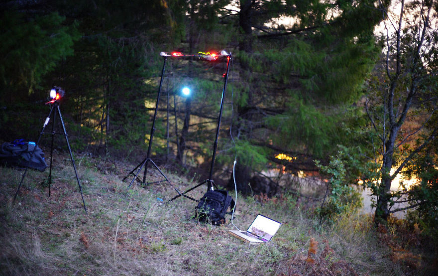 I Spent The Last Two Years Making A Light Painting Robot That Draws Natural Patterns