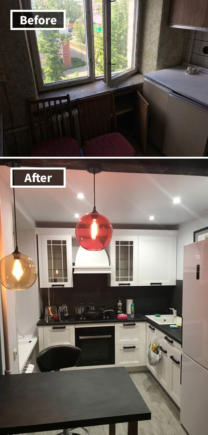 This Is A Small Two Room Flat In Center Of Moscow. 44 Sq. Meters. It Took Me 2 Month To Change, Absolutely Everything