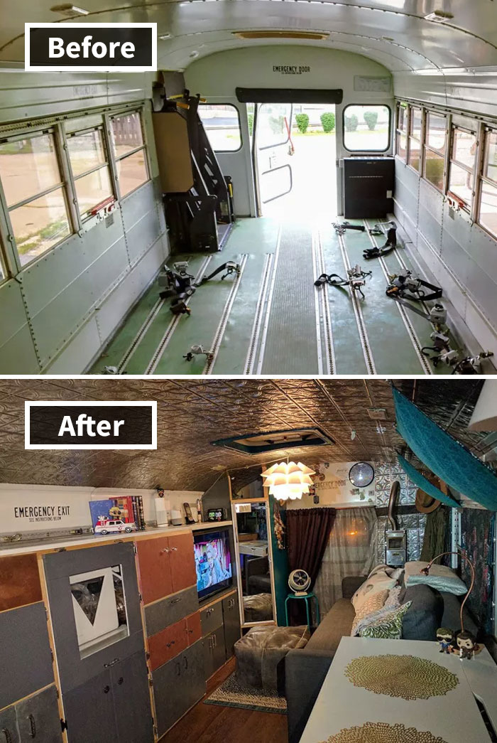 Vehicle Makeover Into Home