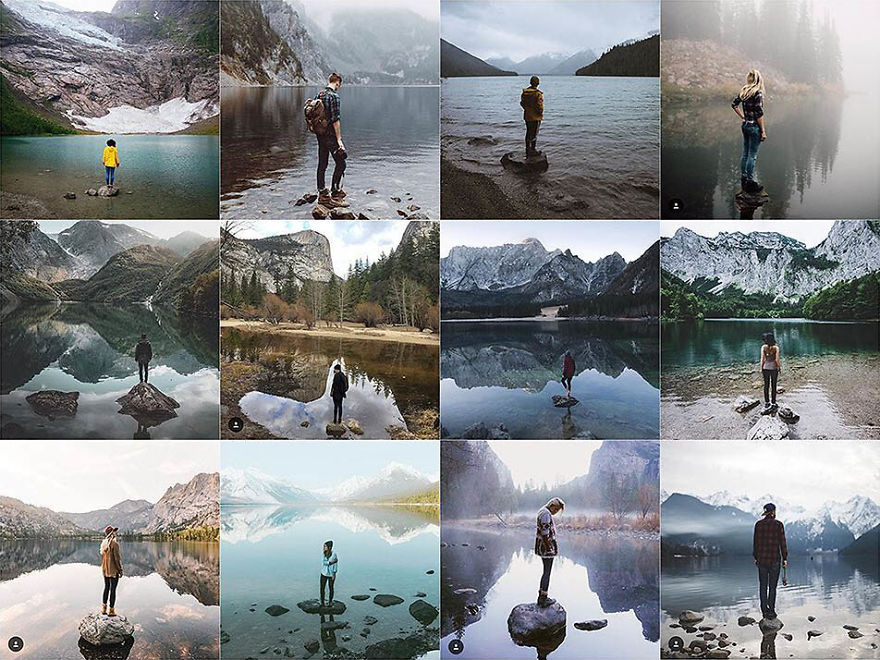 Standing On A Rock In Front Of Water