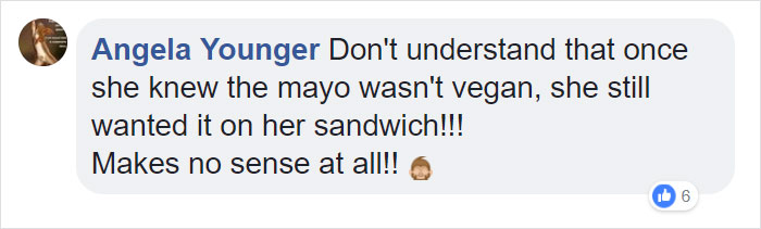 The Way This Vegan Reacted To A Subway Worker Telling Her That Mayonnaise Is Not Vegan Is Going Viral